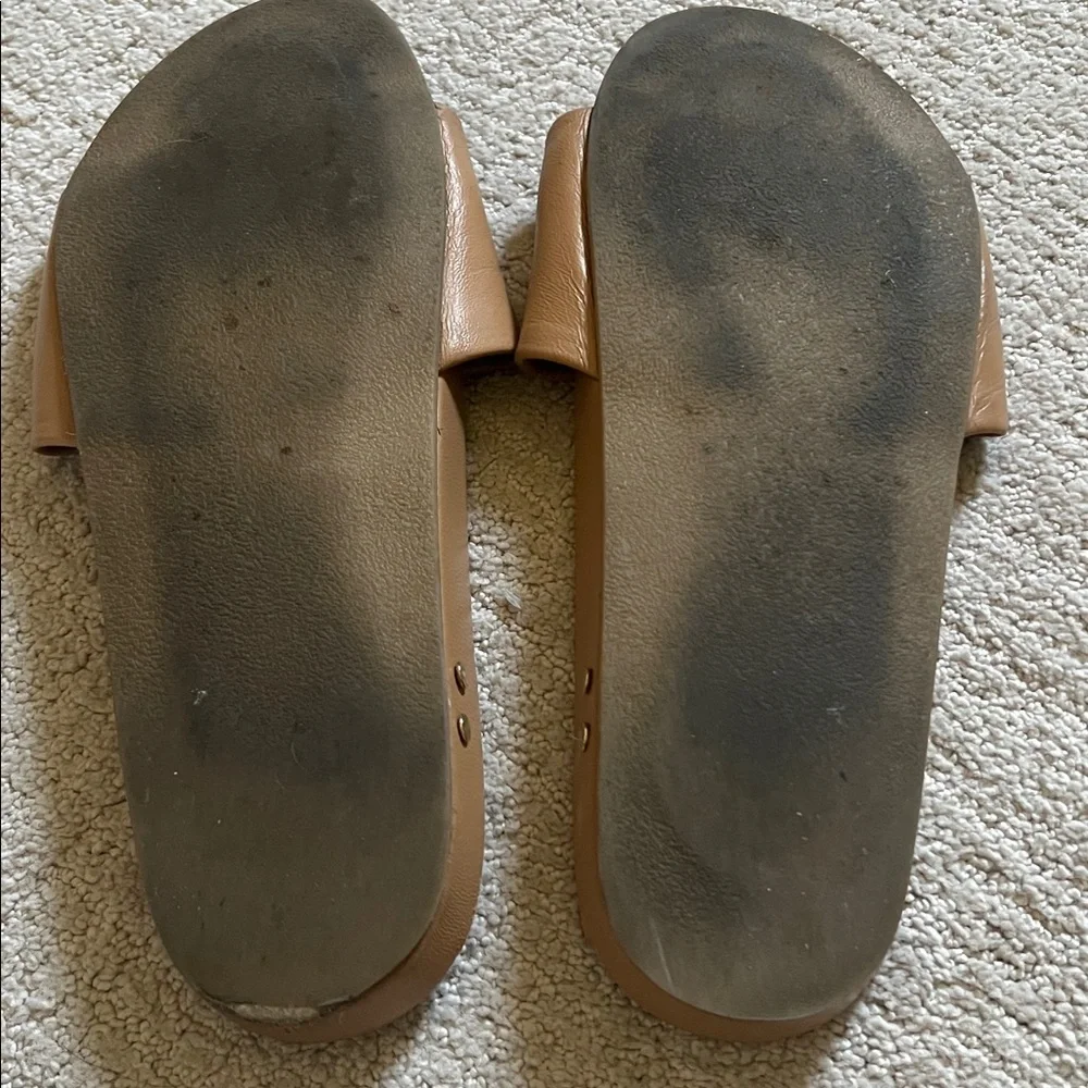 Beek Gallito Honey Leather Slides - Picture 6 of 10